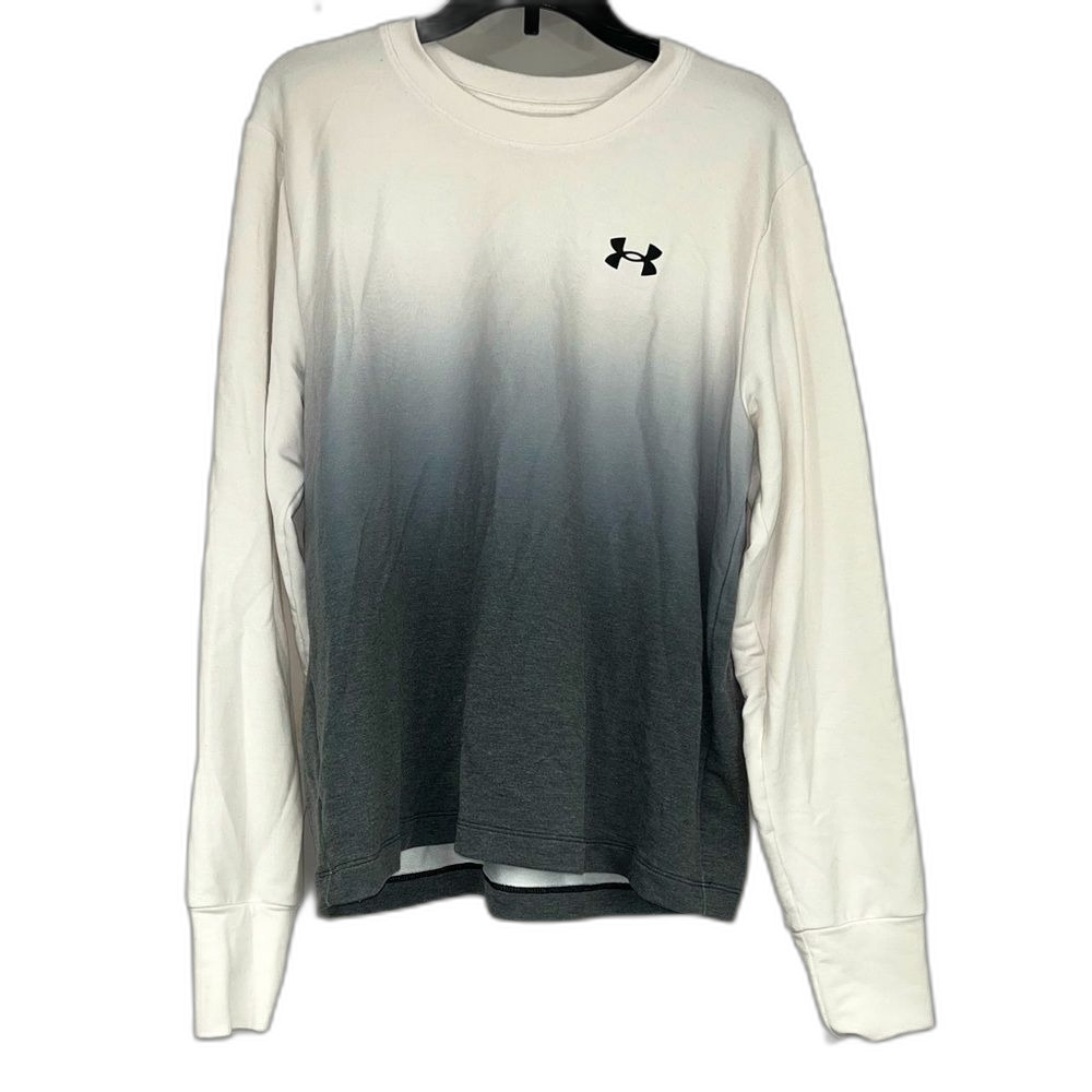 Under Armour Rival Terry Gradient Crew Neck Shirt Size Small
